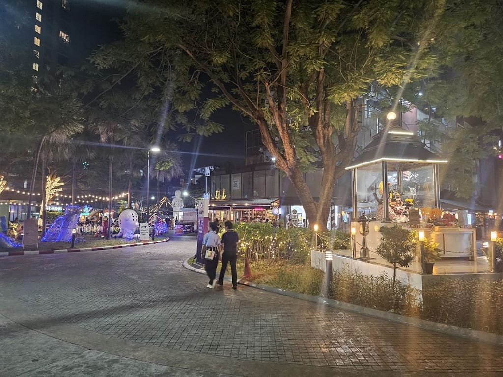 On the street  W District nightlife Ekkamai