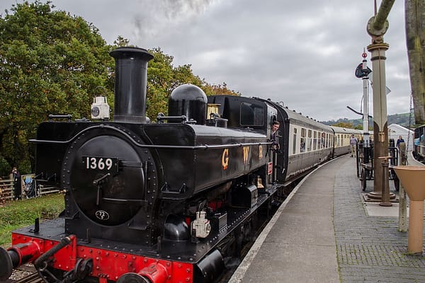 Train lines and stations in the County of Devon UK